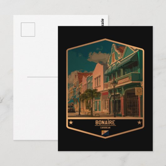 Bonaire Postkarte (Vorne/Hinten)