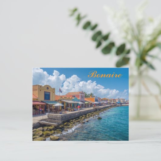 Bonaire Postkarte (Stehend Vorderseite)