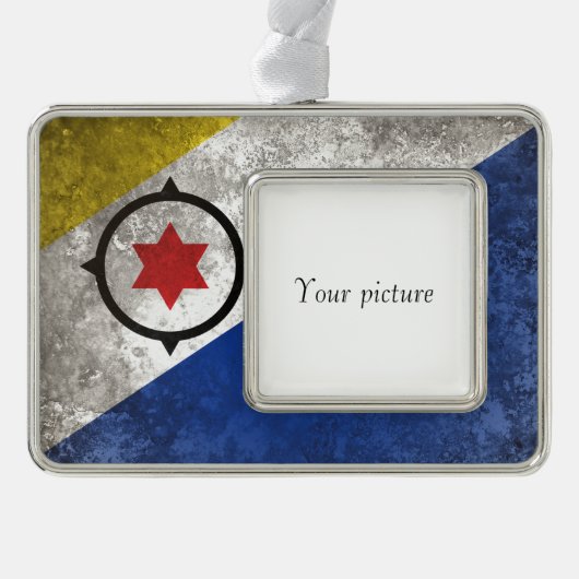 Bonaire Rahmen-Ornament Silber (Vorderseite)