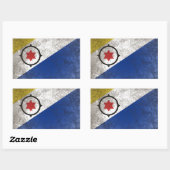 Bonaire Rechteckiger Aufkleber (Blatt)