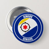 Bonaire Round Emblem Button (Vorne & Hinten)