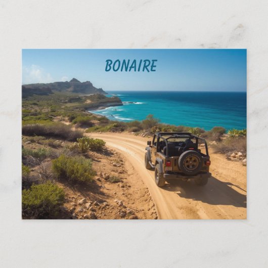Bonaire Slagbaai-Park Postkarte (Vorderseite)