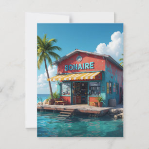 Bonaire Snackshop Postkarte