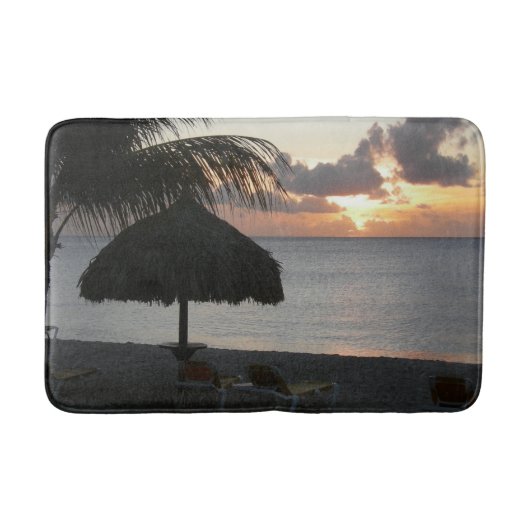 Bonaire Sunset Bathmat Badematte (Vorderseite)