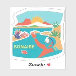 Bonaire-Tauchglück Aufkleber