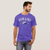 Bonaire Throwback Flag Mens Womens Cruise Vacation T-Shirt (Vorne ganz)