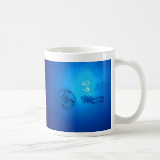 Bonaire-Unterwasseratemgerät-Tassen-Quallen Kaffeetasse