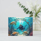 Bonaire Urlaub Postkarte (Stehend Vorderseite)