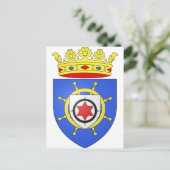 Bonaire-Wappen Postkarte (Stehend Vorderseite)