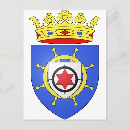 Bonaire-Wappen Postkarte (Vorderseite)