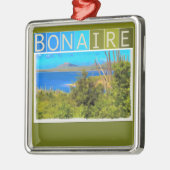 Bonaire Watercolor Ornament Aus Metall (Links)