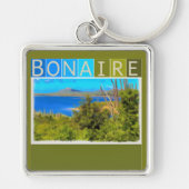 Bonaire Watercolor Schlüsselanhänger (Vorne)