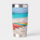 Bonaire Windsurferparadies Thermobecher (Rückseite)