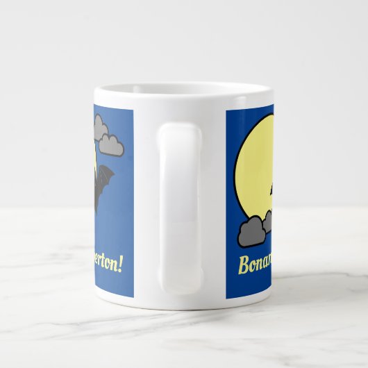 Bonan vesperton! Jumbo-Tasse (Rückseite)