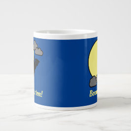 Bonan vesperton! Jumbo-Tasse