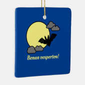 Bonan vesperton! keramikornament (Rechts)