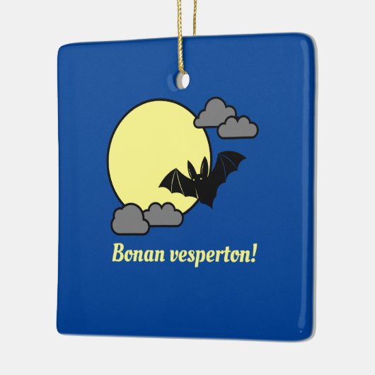 Bonan vesperton! keramikornament (Links)