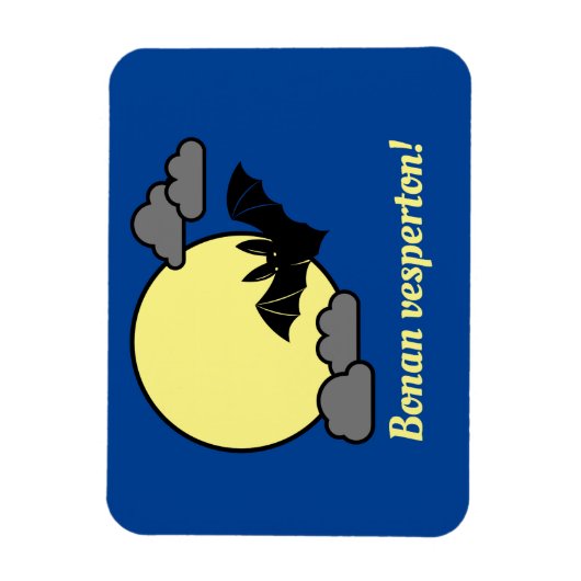 Bonan vesperton! magnet (Vertikal)