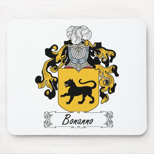 Bonanno Familienwappen Mousepad (Vorne)