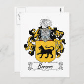 Bonanno Familienwappen Postkarte (Vorne/Hinten)