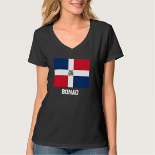 Bonao Dominikanische Republik Flaggenemblem Escudo T-Shirt