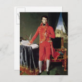 Bonaparte als erster Konsul, 1804 Postkarte (Vorne/Hinten)