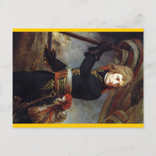 Bonaparte an der Pont d'Arcole ca.1801 Postkarte