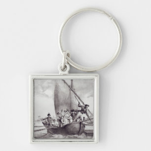 Bonaparte Familie, die in Toulon ankommt Schlüsselanhänger