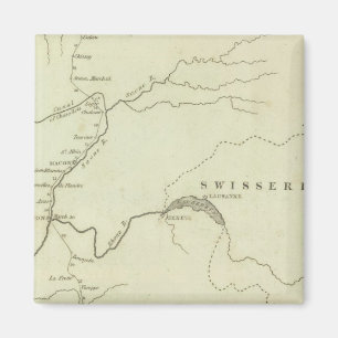 Bonaparte Route von Elba nach Paris Magnet