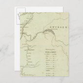 Bonaparte Route von Elba nach Paris Postkarte (Vorne/Hinten)