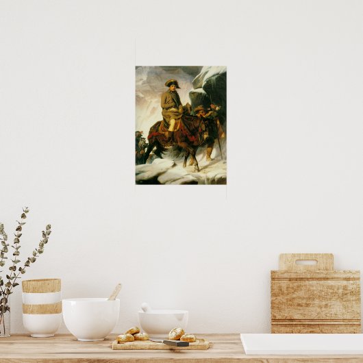 Bonaparte Über die Alpen Poster (Küche)