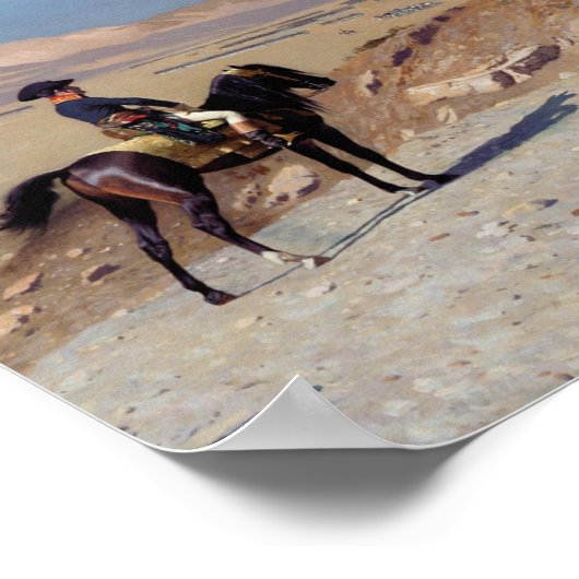 Bonaparte Vor der Sphinx - Jean-Leon Gerome Poster (Ecke)