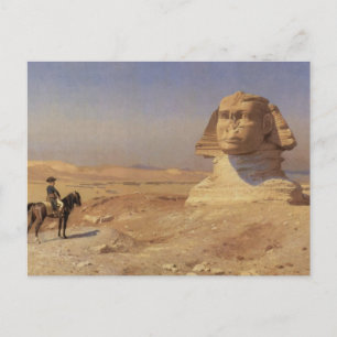 Bonaparte vor der Sphinx Postkarte