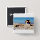 Bonaparte vor der Sphinx von Jean-Leon Gerome Button (Vorne & Hinten)