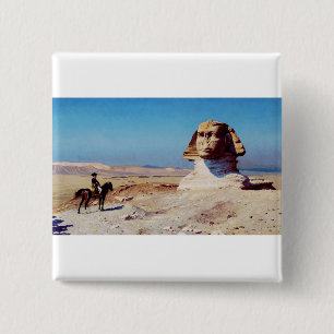 Bonaparte vor der Sphinx von Jean-Leon Gerome Button