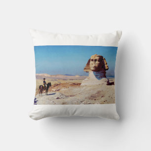 Bonaparte vor der Sphinx von Jean-Leon Gerome Kissen