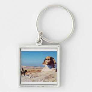 Bonaparte vor der Sphinx von Jean-Leon Gerome Schlüsselanhänger