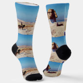 Bonaparte vor der Sphinx von Jean-Leon Gerome Socken (Gewinkelt)