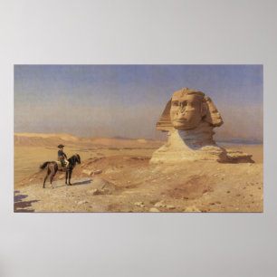 Bonaparte vor der Sphinxe Poster