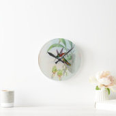 Bonaparte's Star Fronted Hummingbird (farbig beleu Runde Wanduhr (Zuhause)