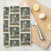 Bonapartian Gull von Audubons Vögeln von Amerika Geschirrtuch (Viertel Falte)