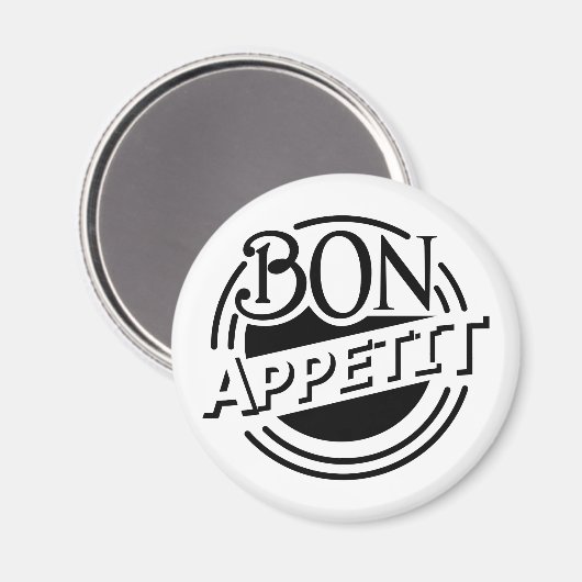 Bonappetit-Design Magnet (Vorderseite/Rückseite)