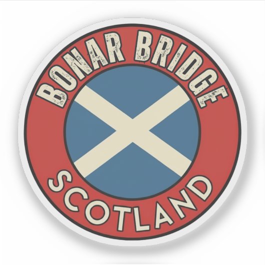 Bonar Bridge, Schottland Aufkleber (Vorderseite)