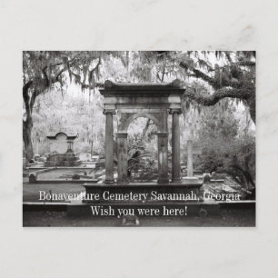 Bonaventure Friedhof Savannah Postkarte
