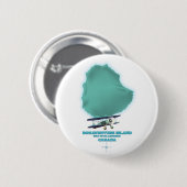 Bonaventure Island Kanada Karte Button (Vorne & Hinten)