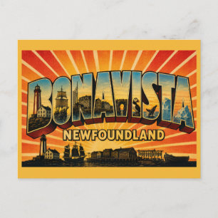 Bonavista Neufundland Leuchtturmstadt Postkarte