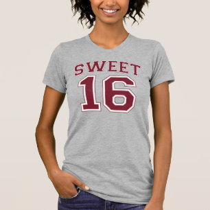 BONBON16 VARSITY-inspiriertes GEBURTSTAG T-Shirt