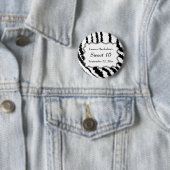 Bonbon16 Zebra-Druck-Muster Button (Beispiel)