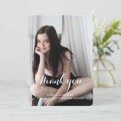 Bonbon 16 danken Ihnen blaue Karte (Stehend Vorderseite)