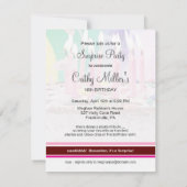 Bonbon-16. Geburtstags-Party Einladungen - (Rückseite)